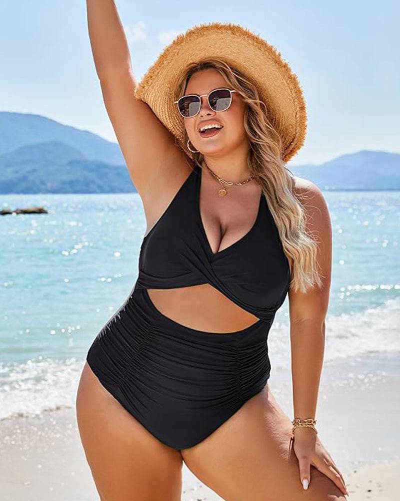 
                  
                    Push-up & Corrigerend One-Piece Badpak met V-hals - SkinzLine
                  
                