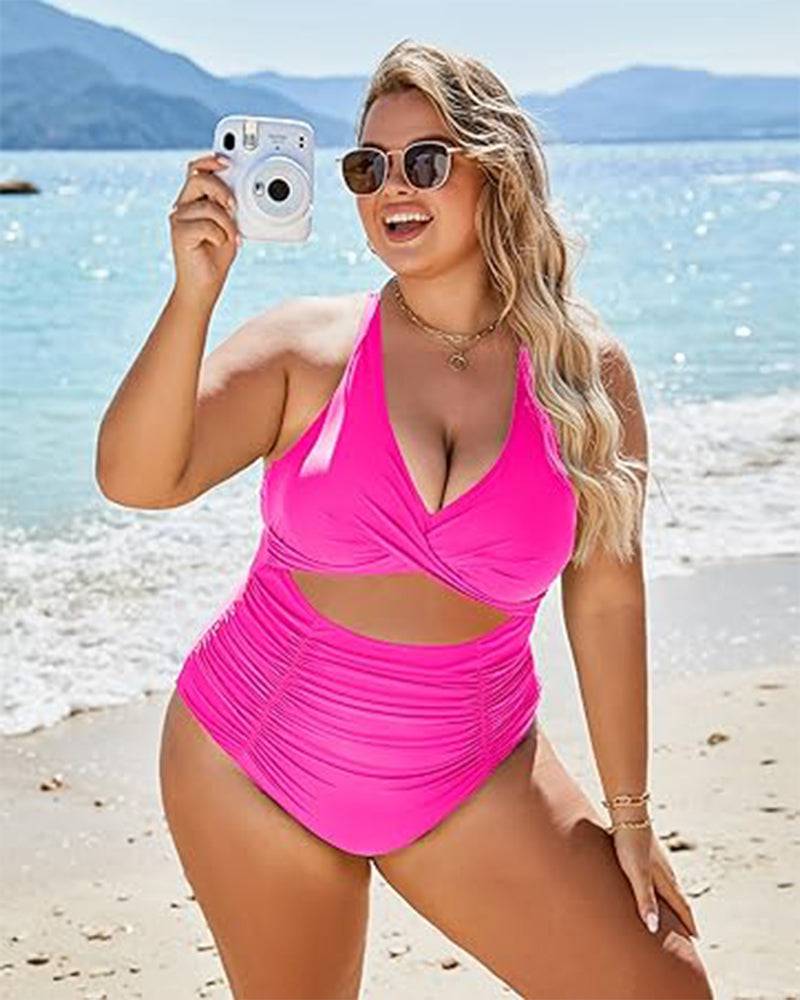 
                  
                    Push-up & Corrigerend One-Piece Badpak met V-hals - SkinzLine
                  
                
