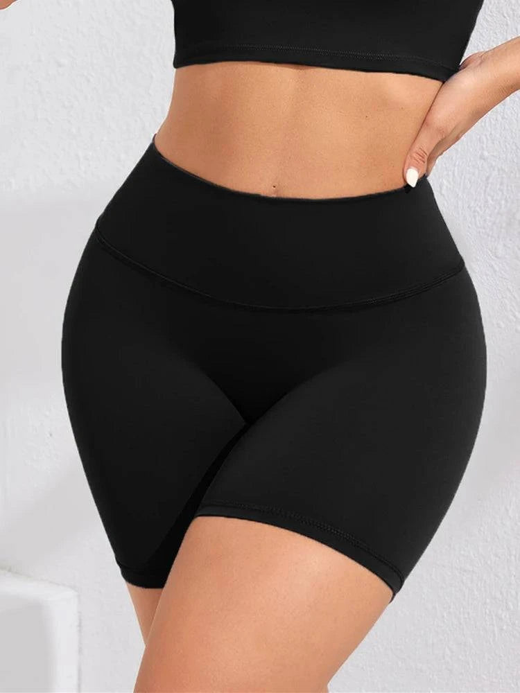 
                  
                    Dames Hoge Taille Squat Proof Shorts - SkinzLine
                  
                
