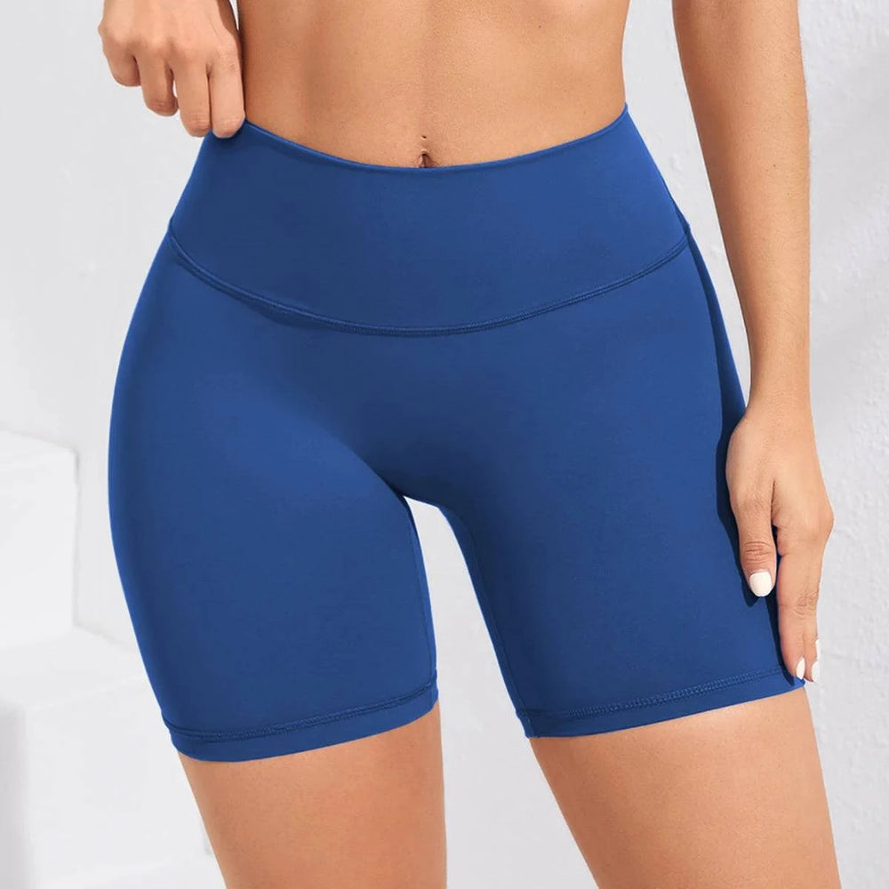 
                  
                    Dames Hoge Taille Squat Proof Shorts - SkinzLine
                  
                