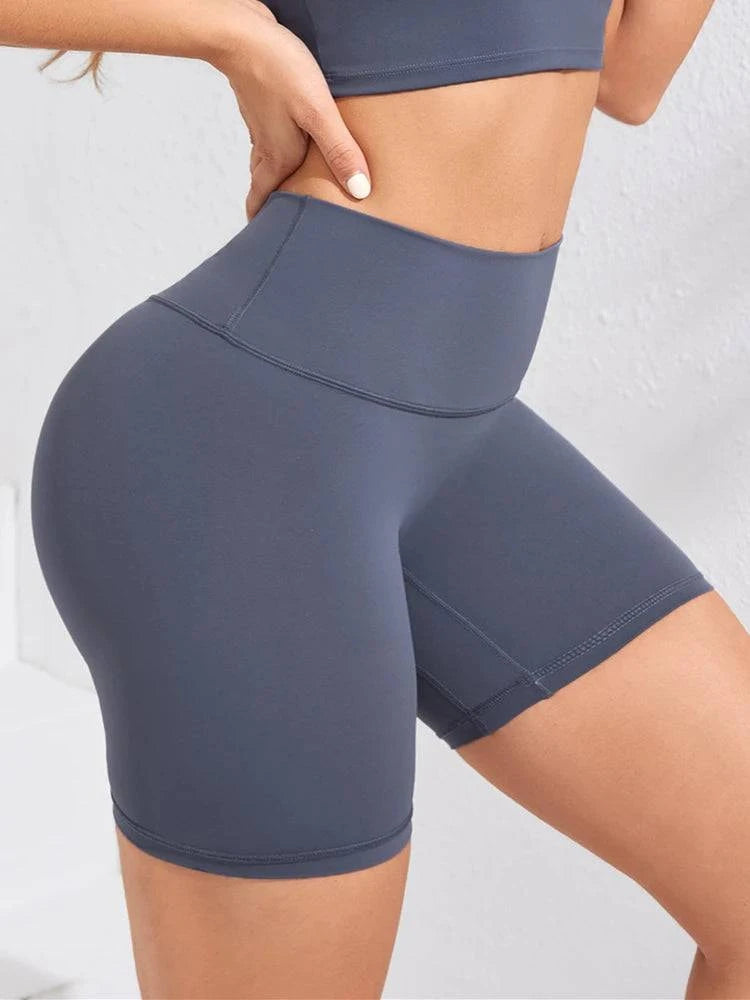 
                  
                    Dames Hoge Taille Squat Proof Shorts - SkinzLine
                  
                
