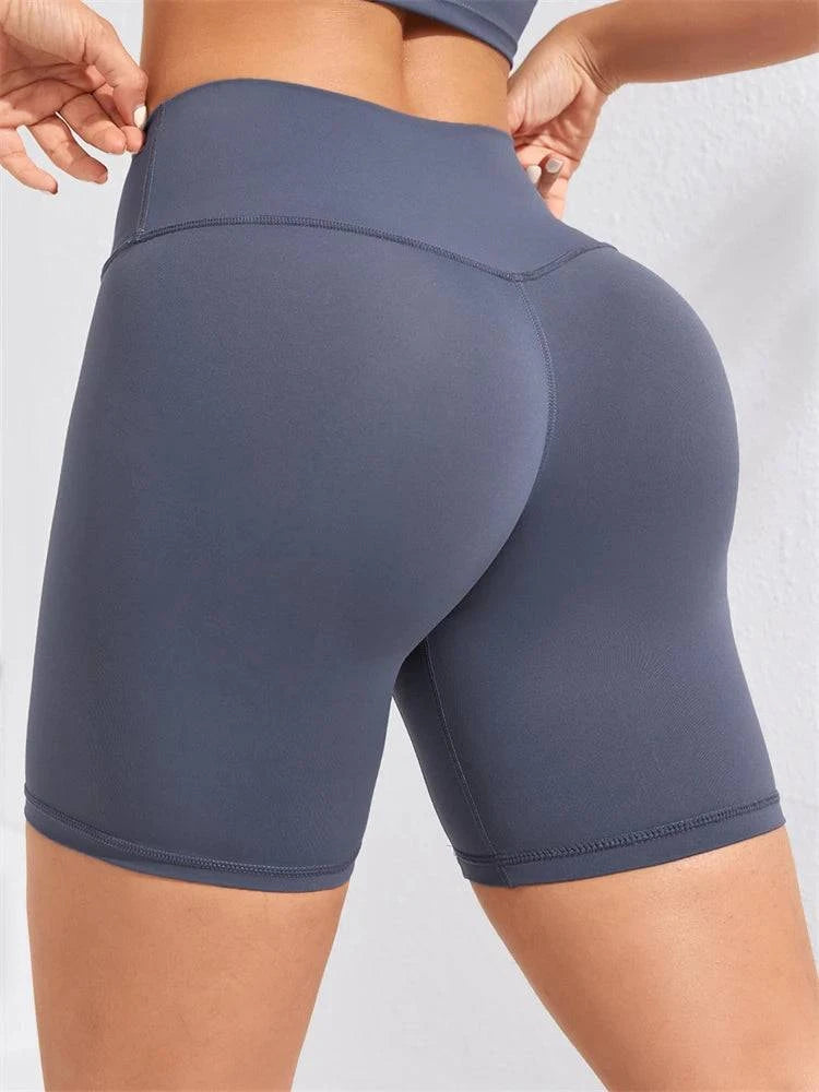 
                  
                    Dames Hoge Taille Squat Proof Shorts - SkinzLine
                  
                