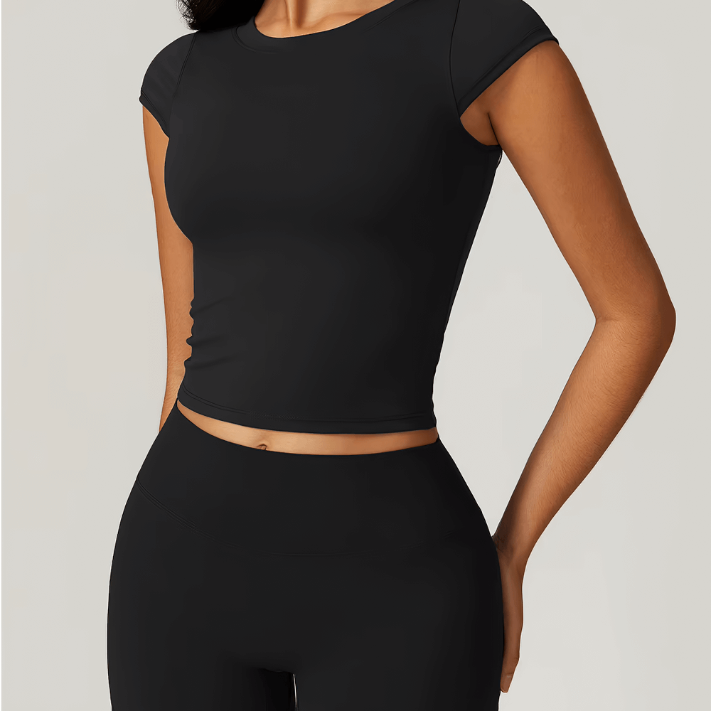 
                  
                    Dames Push-Up Yoga T-Shirt – Ademend & Sneldrogend - SkinzLine
                  
                