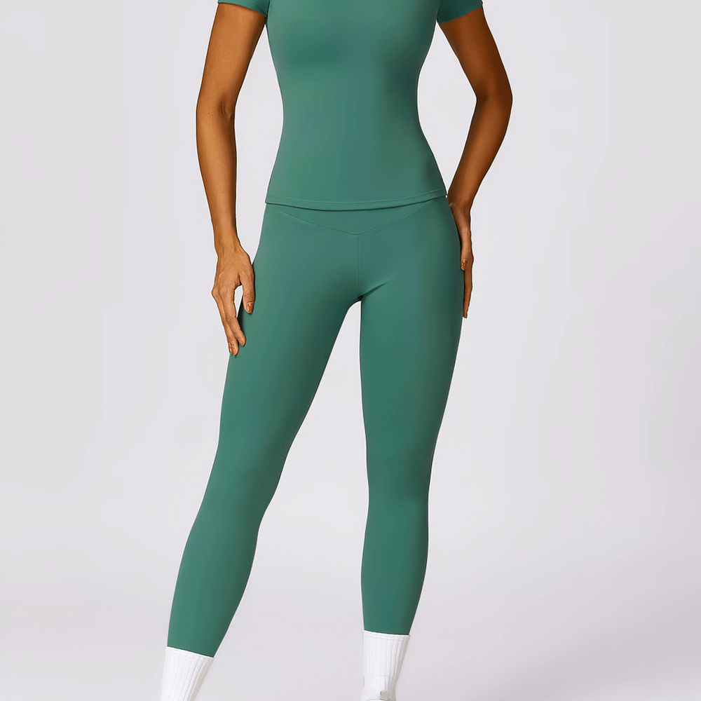
                  
                    Dames Seamless Yoga T-shirt – Ademend & Sneldrogend - SkinzLine
                  
                