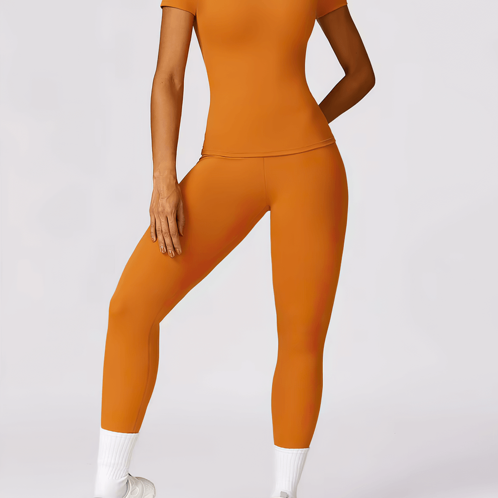
                  
                    Dames Seamless Yoga T-shirt – Ademend & Sneldrogend - SkinzLine
                  
                