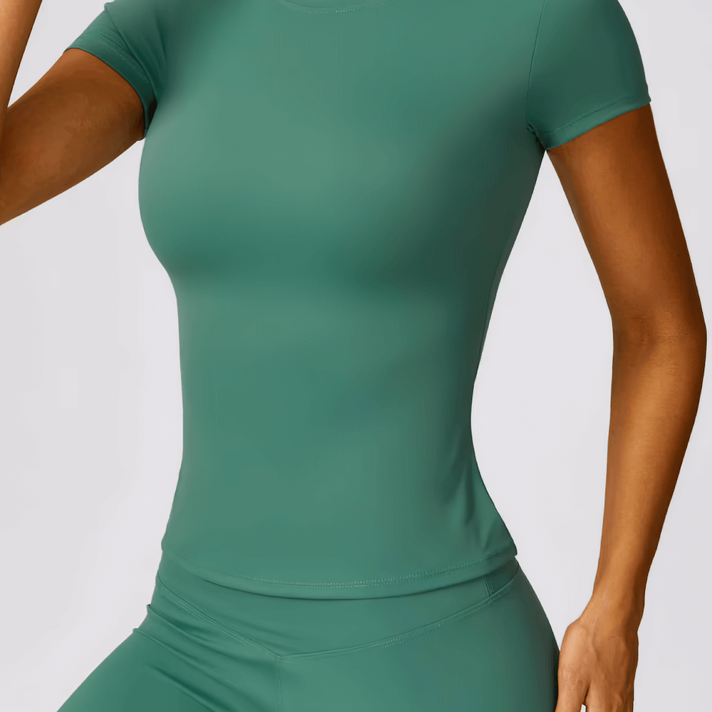 
                  
                    Dames Seamless Yoga T-shirt – Ademend & Sneldrogend - SkinzLine
                  
                