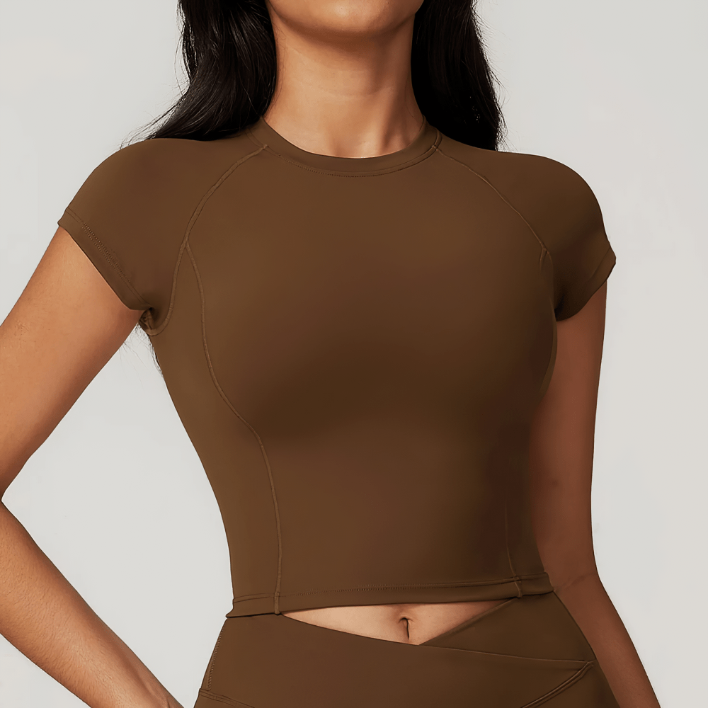
                  
                    Dames Yoga Crop Top – Ademend & Sneldrogend - SkinzLine
                  
                