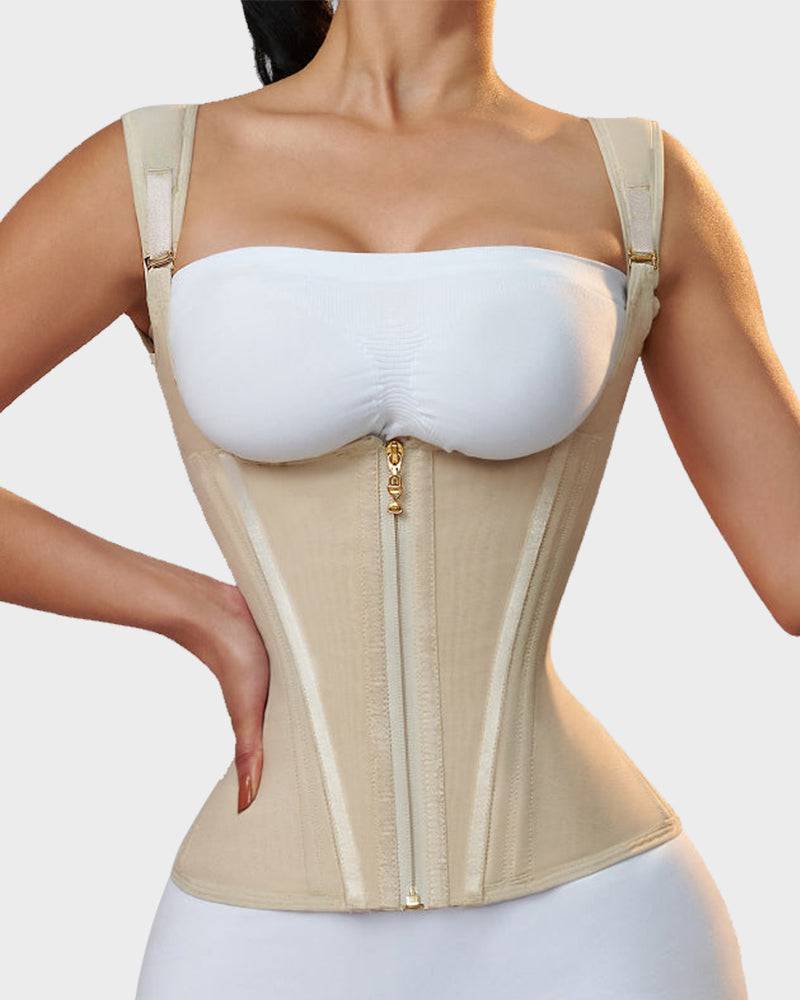 
                  
                    Double Waist Trainer Corset Vest – Extra Compressie & Zweetstimulerend - SkinzLine
                  
                