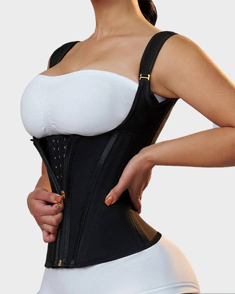 
                  
                    Double Waist Trainer Corset Vest – Extra Compressie & Zweetstimulerend - SkinzLine
                  
                