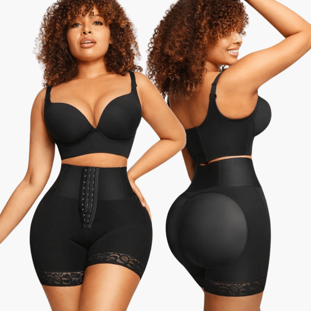 
                  
                    Hoog Getailleerde Bodyshaper Short – Verstelbare Compressie - SkinzLine
                  
                