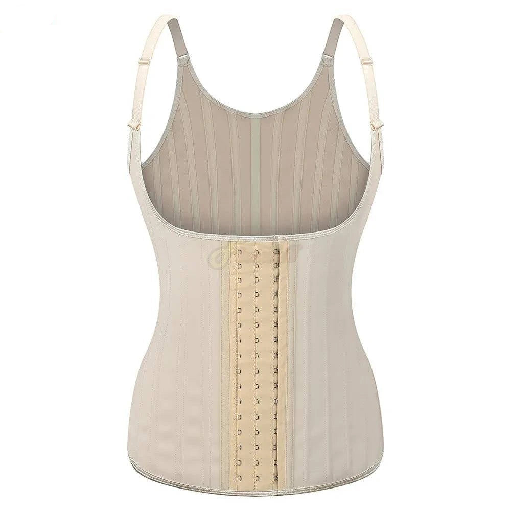 
                  
                    Vrouwen Latex Taille Trainer Corset – Afslankend Sport Vest - SkinzLine
                  
                