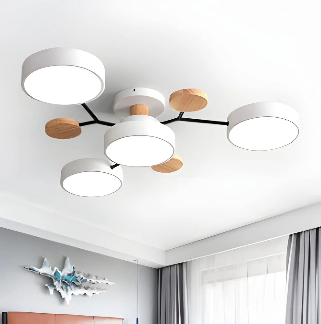 Moderne halo led-plafondlamp