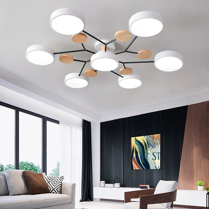 Moderne halo led-plafondlamp