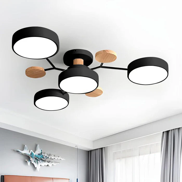Moderne halo led-plafondlamp