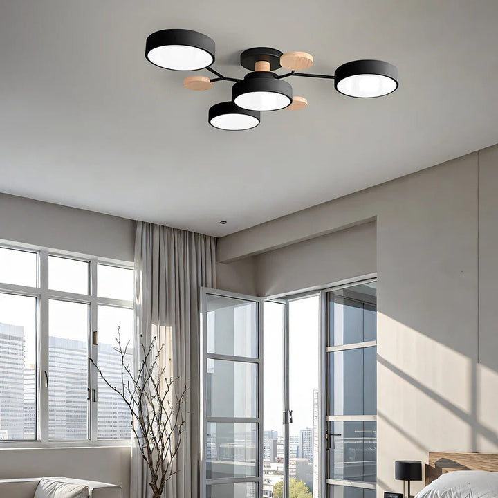Moderne halo led-plafondlamp