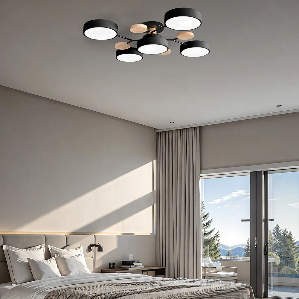 Moderne halo led-plafondlamp