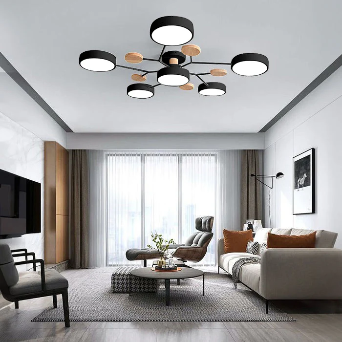 Moderne halo led-plafondlamp