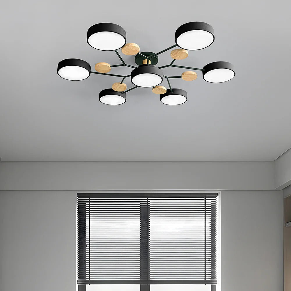 Moderne halo led-plafondlamp