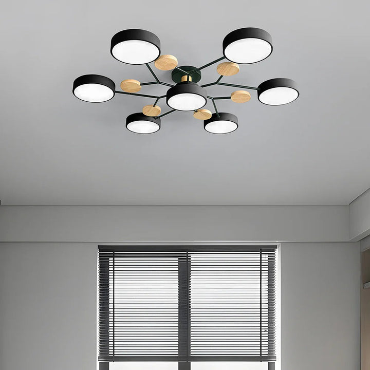Moderne halo led-plafondlamp