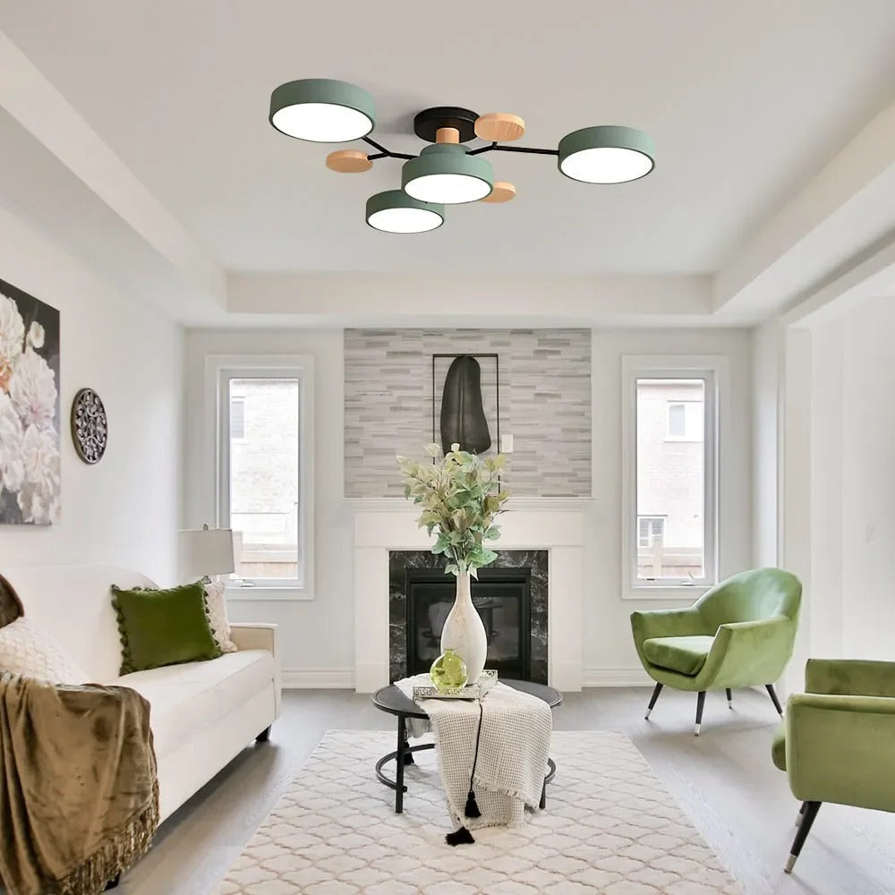 Moderne halo led-plafondlamp