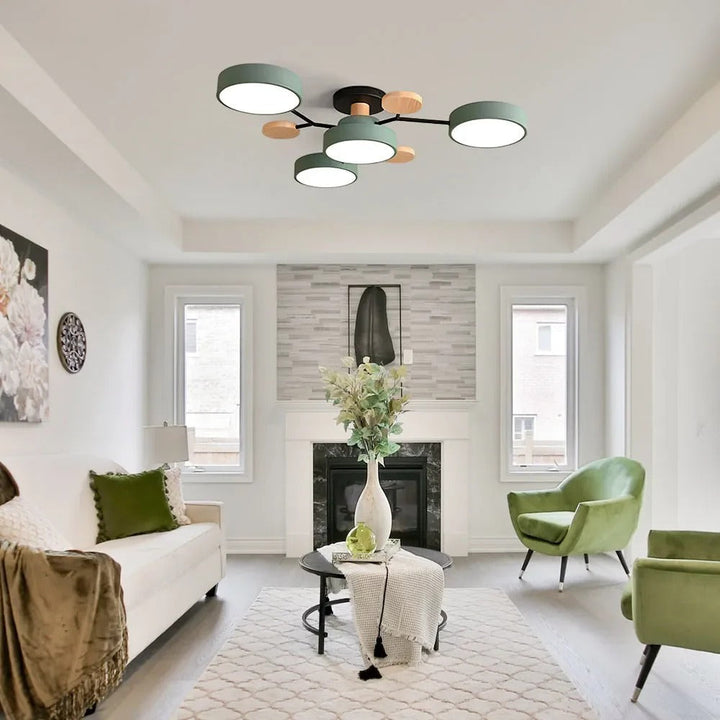 Moderne halo led-plafondlamp