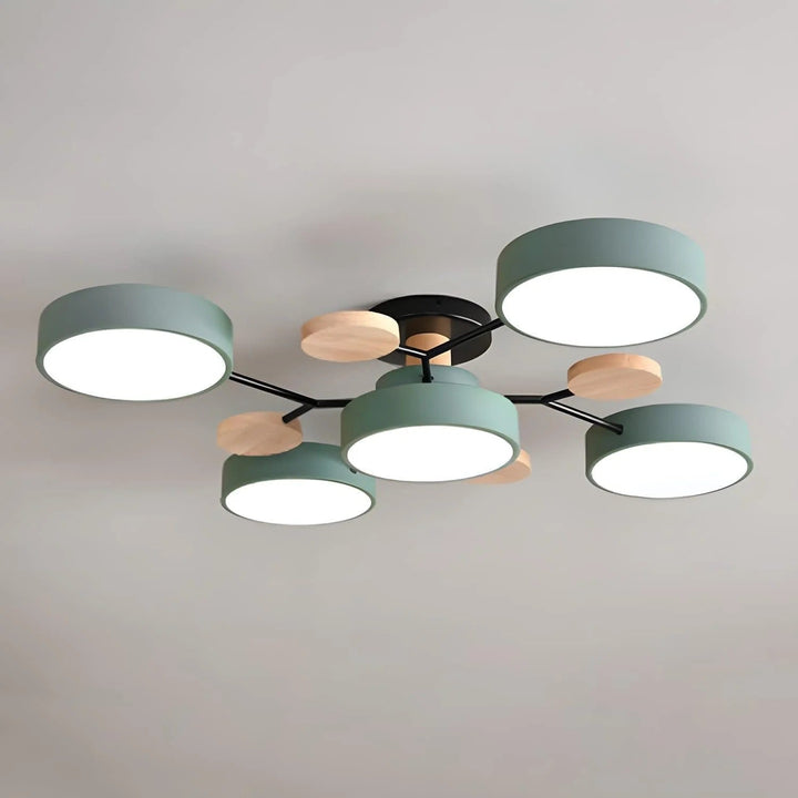 Moderne halo led-plafondlamp