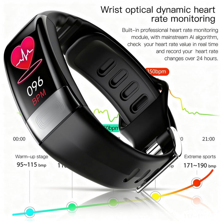 Smartwatch met ECG, hartslag, bloeddruk en slaapmonitoring voor dames en heren | Fitnesstracker | Vitaro