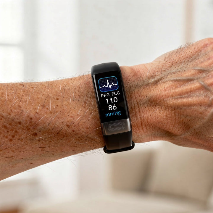 Smartwatch met ECG, hartslag, bloeddruk en slaapmonitoring voor dames en heren | Fitnesstracker | Vitaro