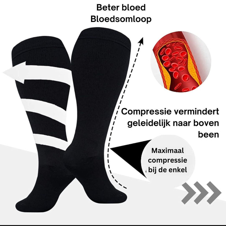 Compressiekousen - diverse kleuren beschikbaar