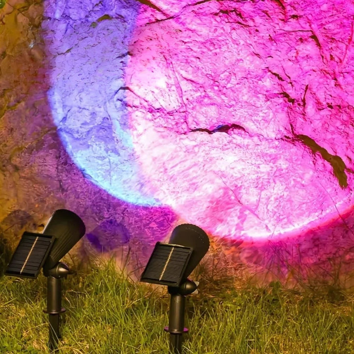 Zonne-energie tuinlampen landschapsspot verstelbaar oplaadbaar buiten