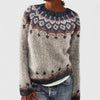 Fair Isle-trui met ronde hals
