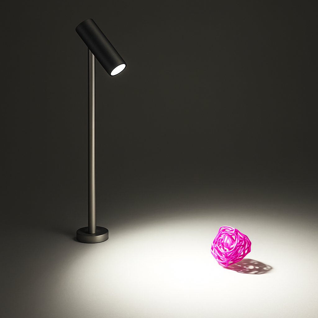 verstelbare LED-spotverlichting voor sieradenvitrine