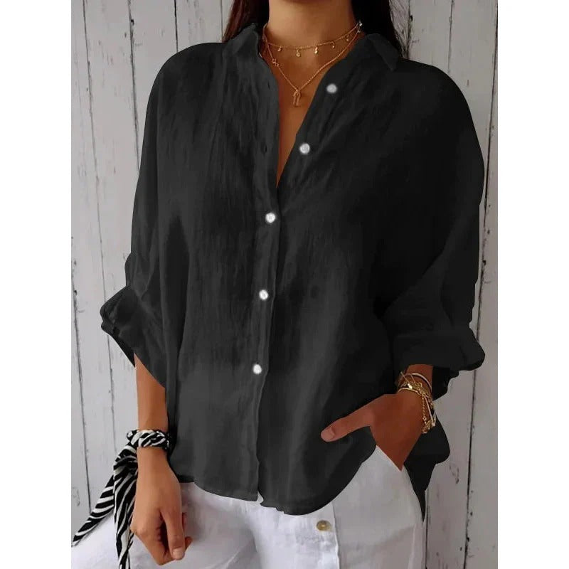 linnenmix Vrouwenblouse - Sophie