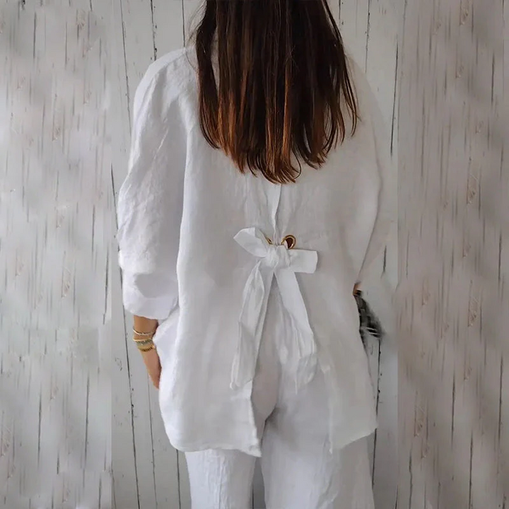 linnenmix Vrouwenblouse - Sophie
