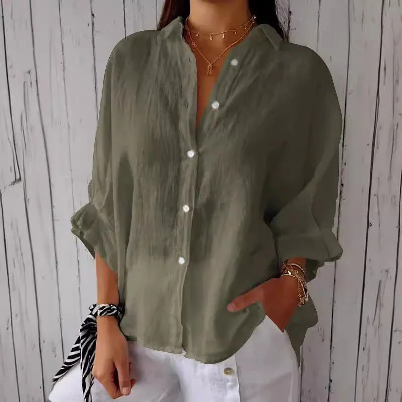 linnenmix Vrouwenblouse - Sophie