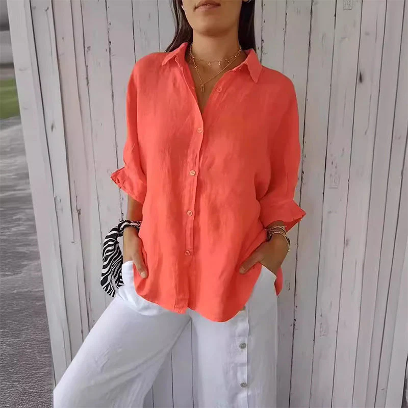 linnenmix Vrouwenblouse - Sophie