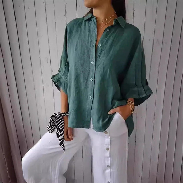 linnenmix Vrouwenblouse - Sophie