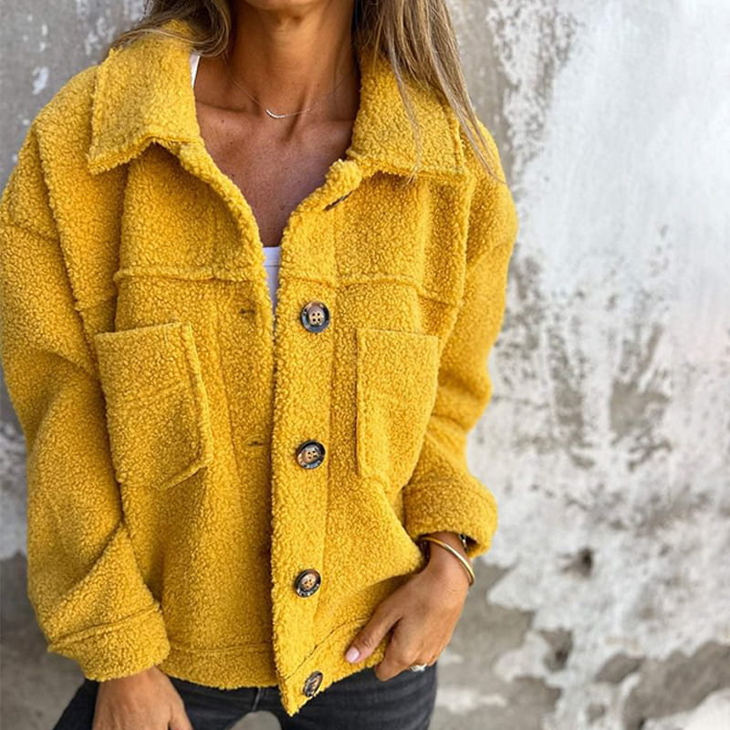 
                  
                    Bella - Stijlvolle Korte Bouclé Jas voor Dames - SkinzLine
                  
                