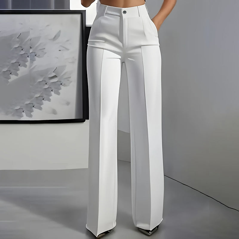 Highwaistbroek voor dames | Recht model & vouw | Maten S–3XL