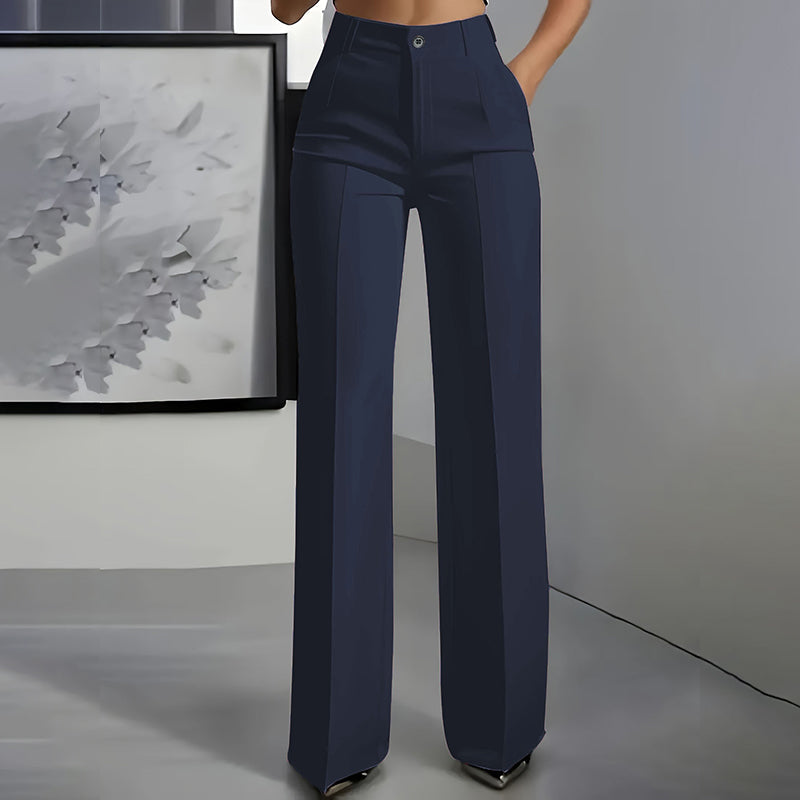 Highwaistbroek voor dames | Recht model & vouw | Maten S–3XL