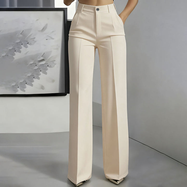 Highwaistbroek voor dames | Recht model & vouw | Maten S–3XL