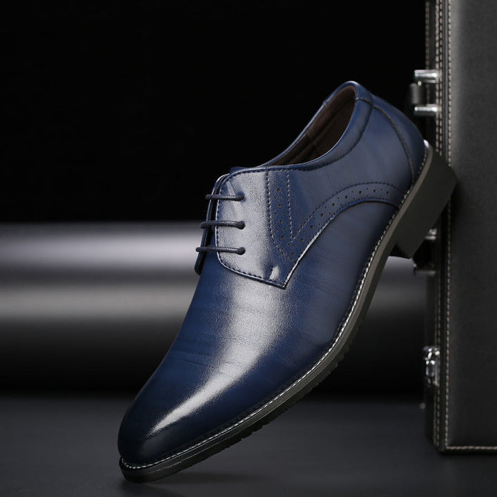 Stijlvolle Heren Veterschoenen met Brogue-details - Lennard