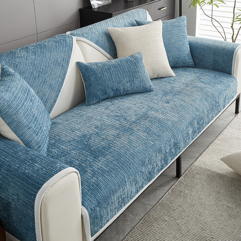 Krasbestendige chenille bankhoes - Stijlvol, antislip & machinewasbaar