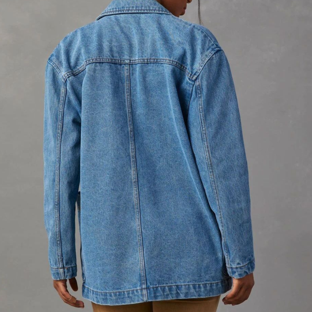 Nessa Denim Jas Dames - Stijlvol & Casual Jasje