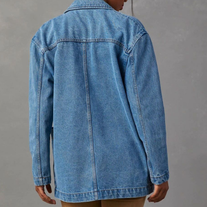 Nessa Denim Jas Dames - Stijlvol & Casual Jasje