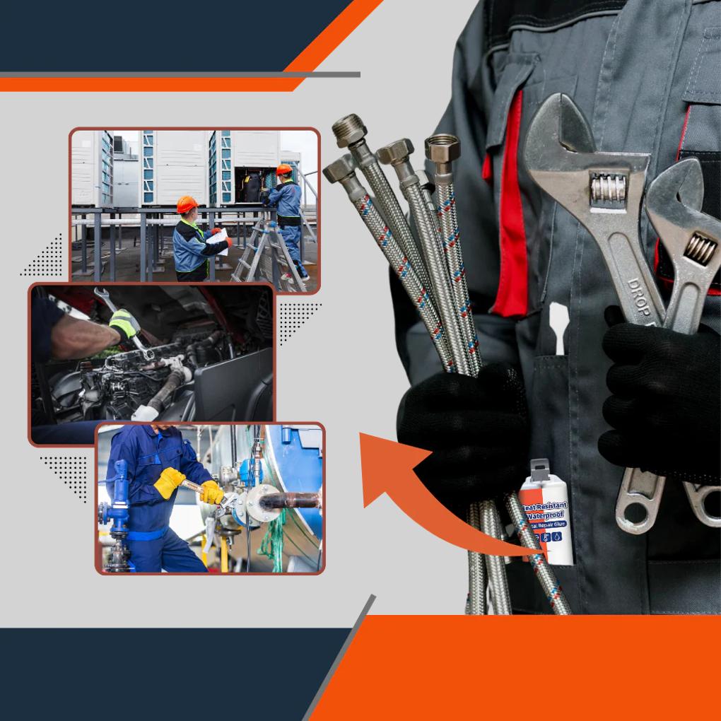 Metaalreparatielijm 50 g - waterbestendige hechtingsformule