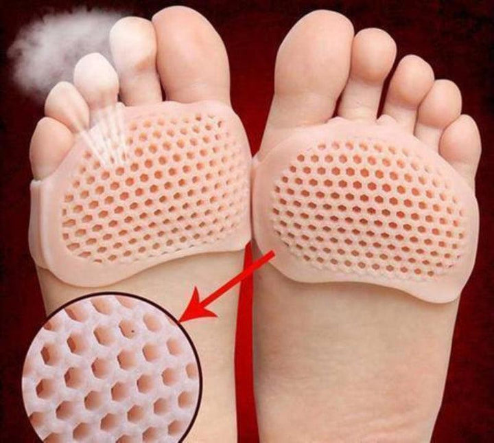 Ademende gel middenvoetsbeenpads set van 2