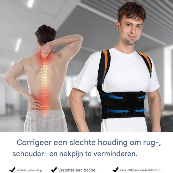 Verstelbare rugbrace – Ondersteuning voor houdingcorrectie