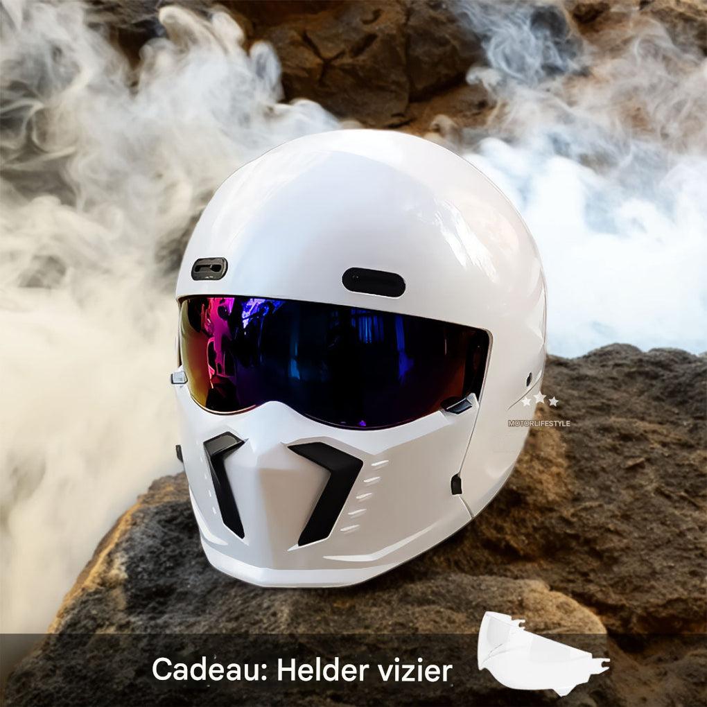 Motorhelm – DOT- en ECE-goedgekeurd, tijdloze look