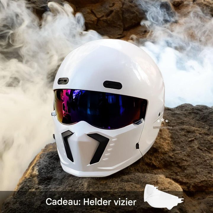 Motorhelm – DOT- en ECE-goedgekeurd, tijdloze look